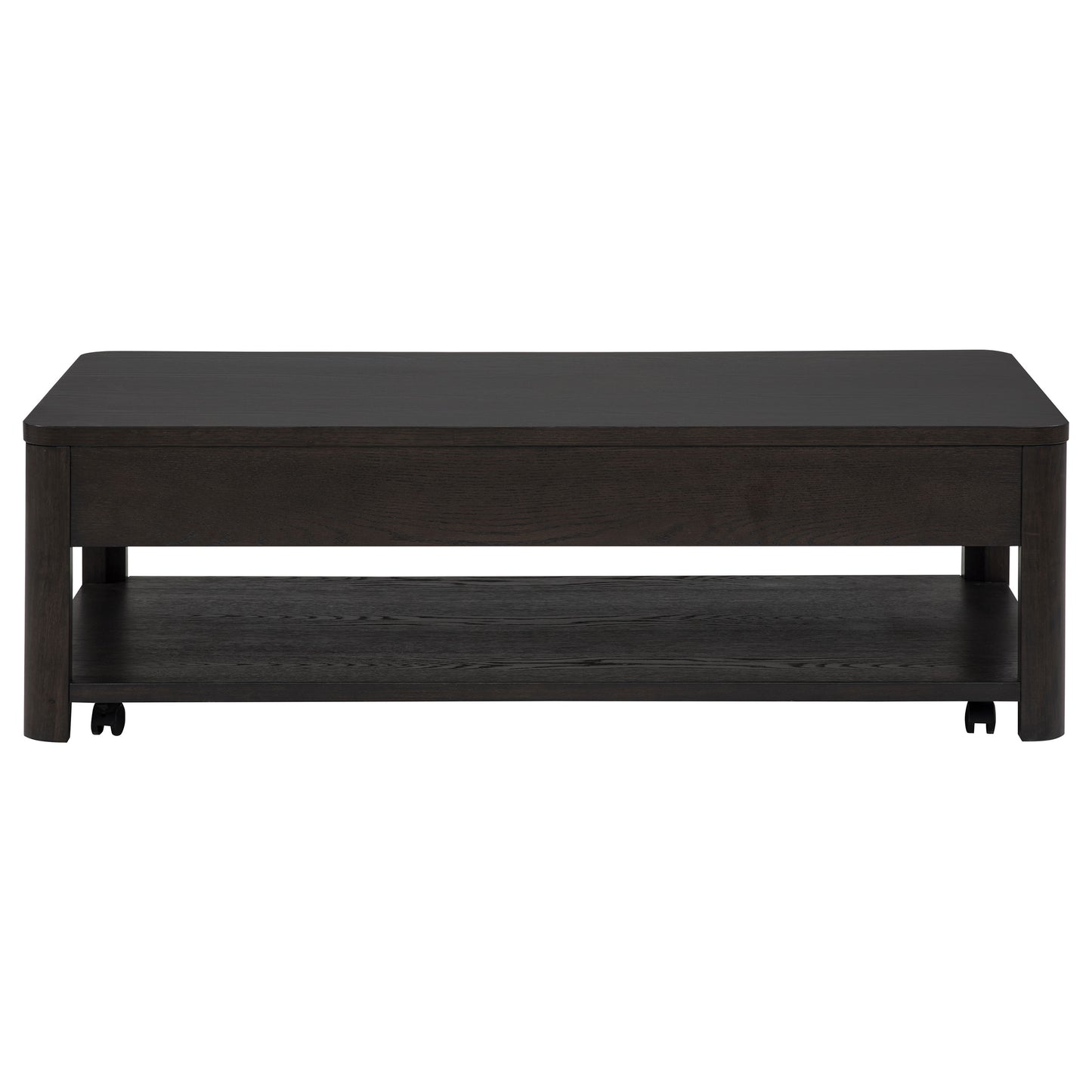 Marcelo Wood Coffee Table with 2 Drawers and Shelf Coffee