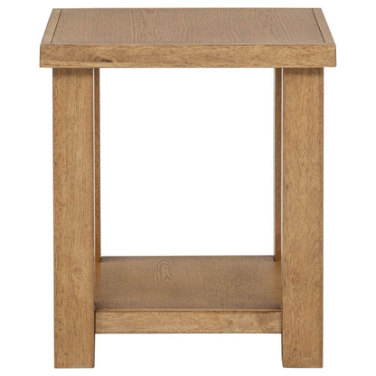 Beasley 2-Piece Wood Coffee Table Set Golden Oak