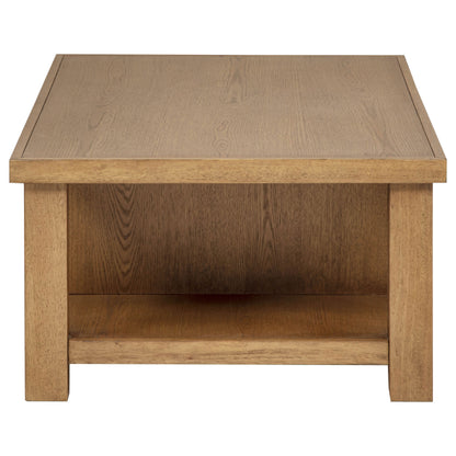 Beasley 2-Piece Wood Coffee Table Set Golden Oak