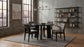 Redbridge Velvet Upholstered Side Chair Grey and Black (Set of 2)
