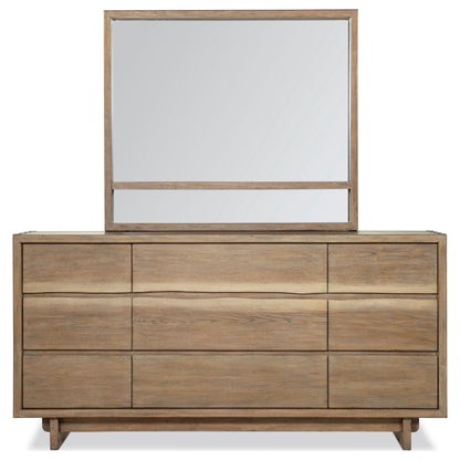 Stillwater Dresser with Mirror Weathered Oak