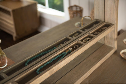 Stillwater Dresser with Mirror Weathered Oak