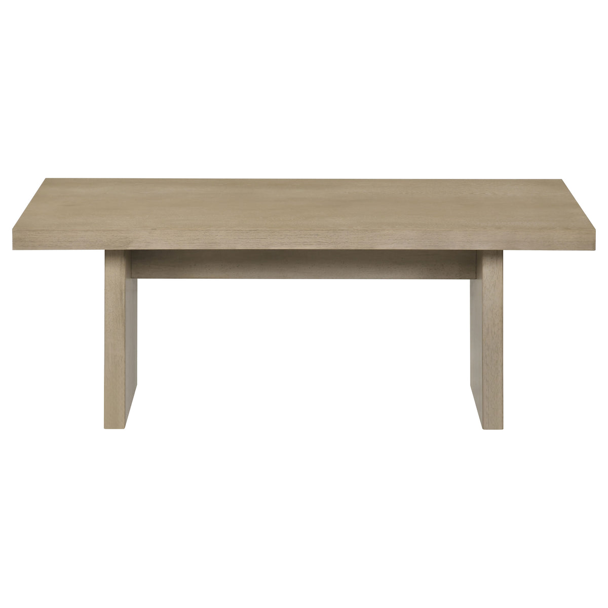 Decker 2-piece Coffee and End Table Set Natural Oak