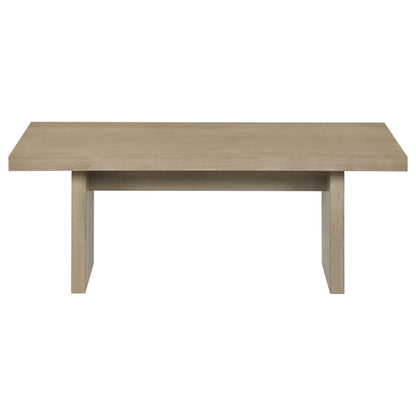 Decker 2-piece Coffee and End Table Set Natural Oak
