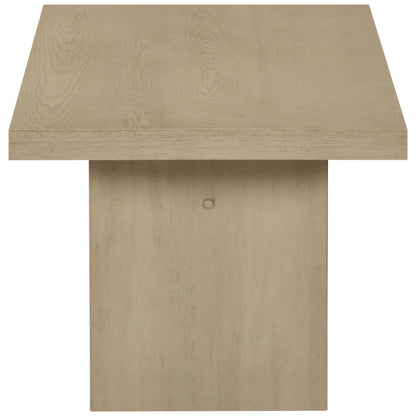 Decker 2-piece Coffee and End Table Set Natural Oak