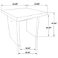 Decker 3-piece Coffee and End Table Set Black