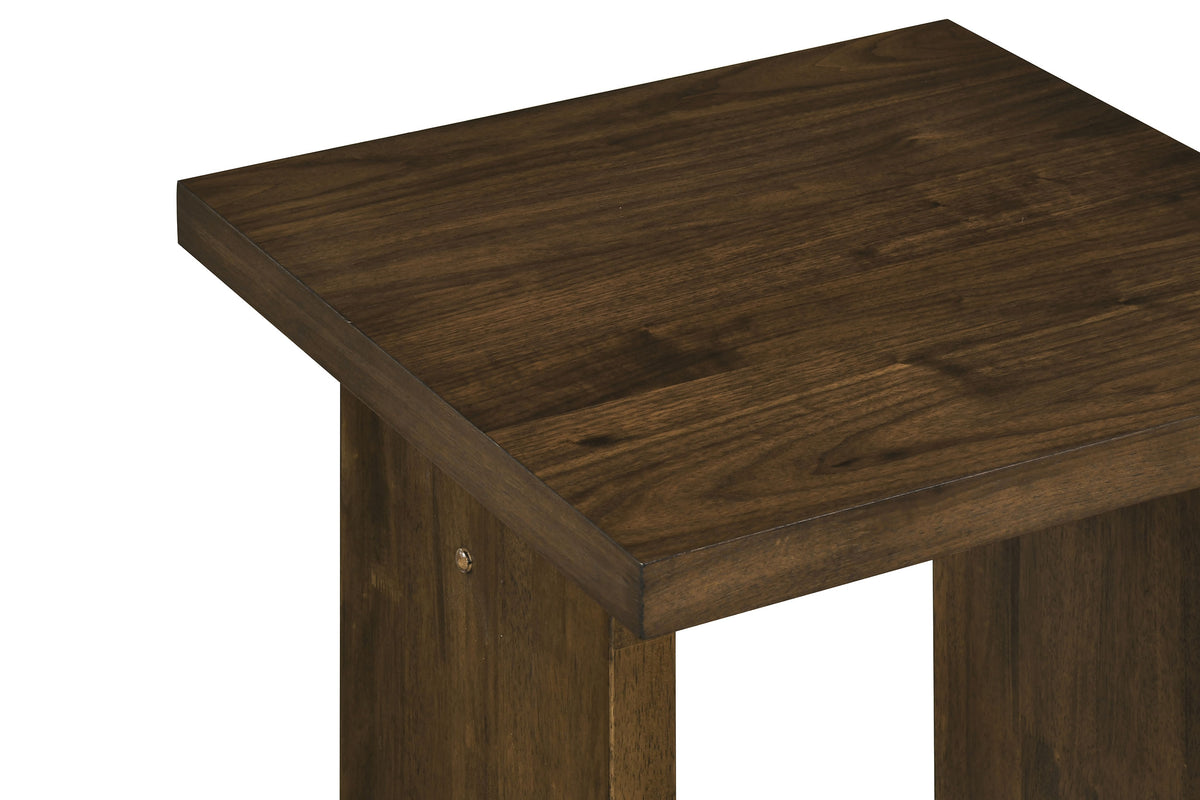 Decker 2-piece Coffee and End Table Set Walnut