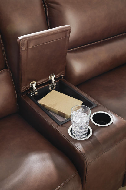 DeepWakes 5-Piece Reclining Sectional with Storage Consoles