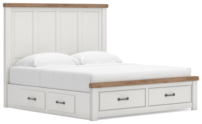 Savonport King Panel Storage Bed, Dresser, Mirror, Chest and Nightstand