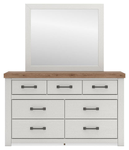 Savonport Queen Panel Bed with Storage, Dresser, Mirror, Chest and Nightstand