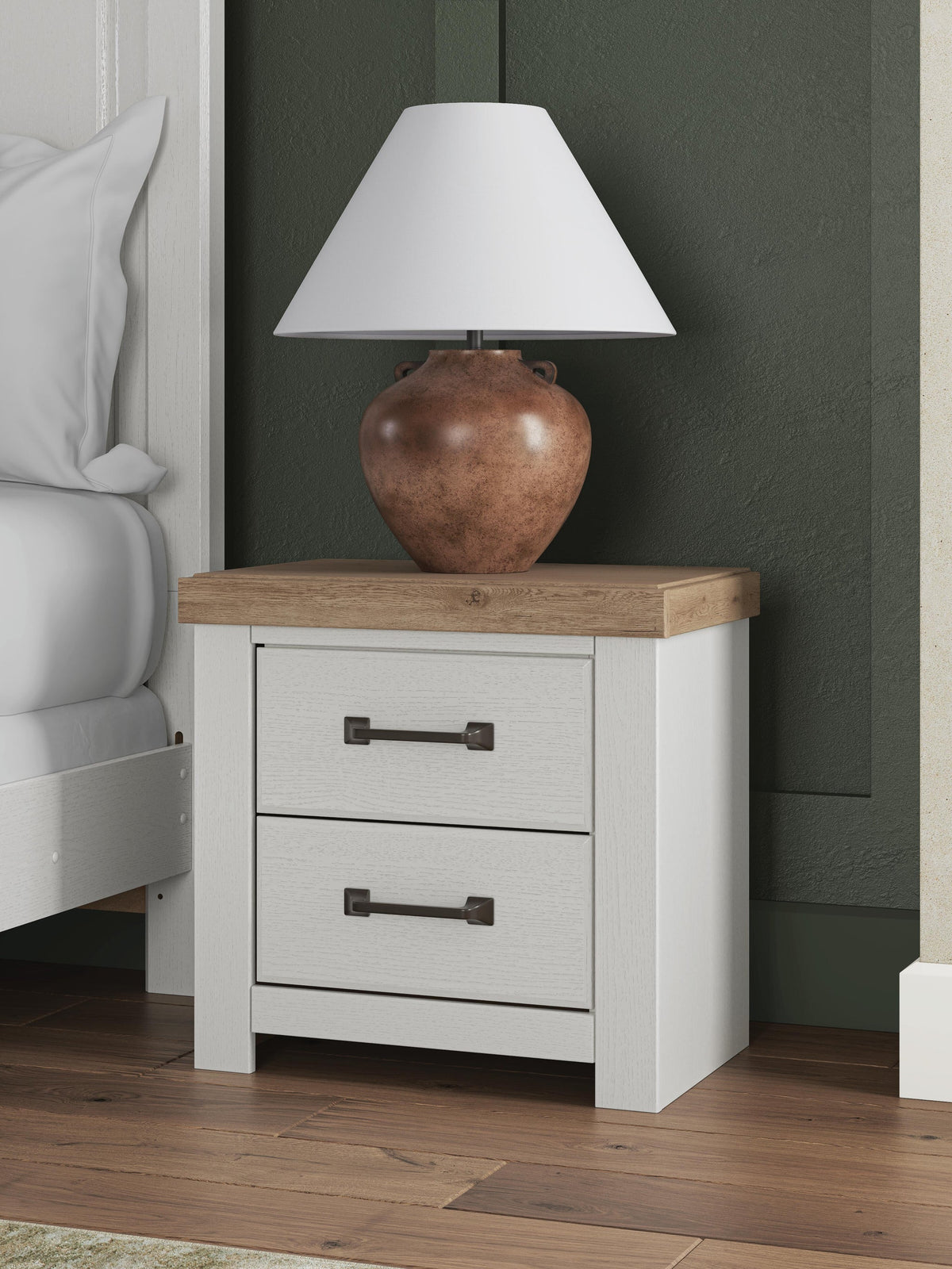 Savonport Queen Panel Bed with Storage. Dresser, Mirror and Nightstand
