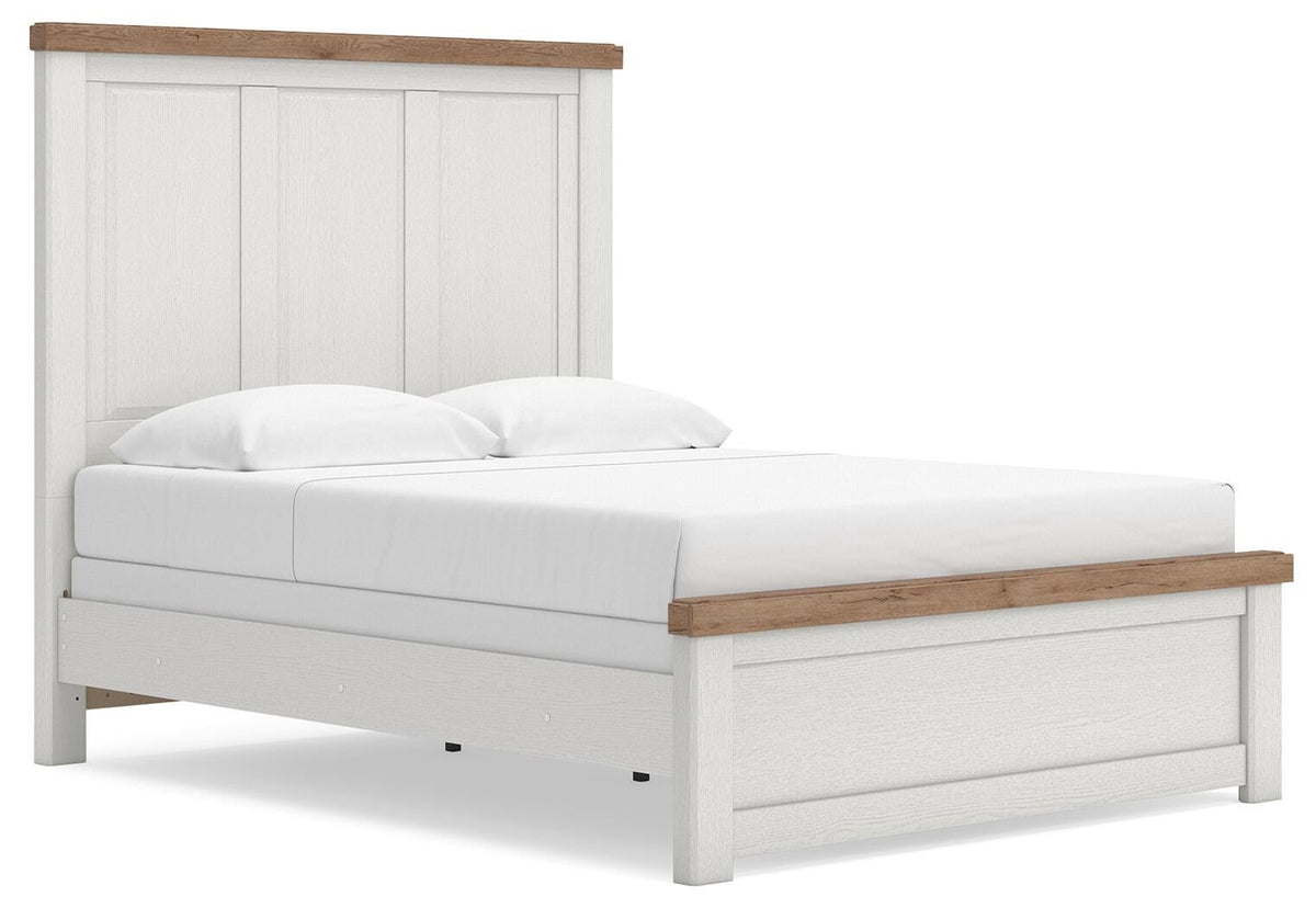 Savonport Queen Panel Bed. Dresser, Mirror and Nightstand