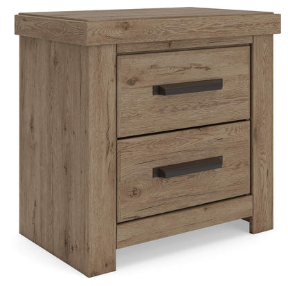 Garistyn Queen Panel Bed. Dresser, Mirror and Nightstand