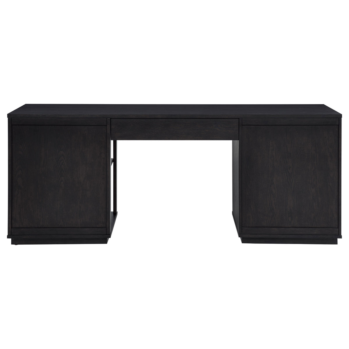Harkes 75-inch 3-drawer Computer Desk with Adjustable Shelf Coffee Bean
