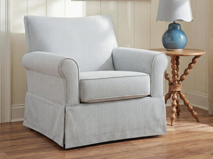 Searcy Swivel Glider Accent Chair
