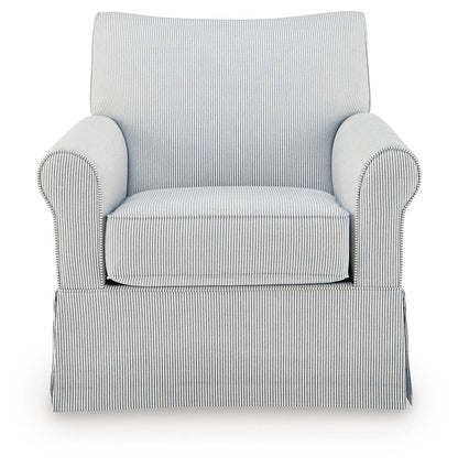 Searcy Swivel Glider Accent Chair