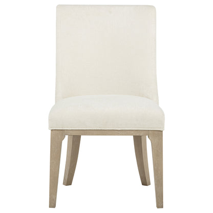 Lucaire Arched Upholstered Dining Side Chair Cream (Set of 2)
