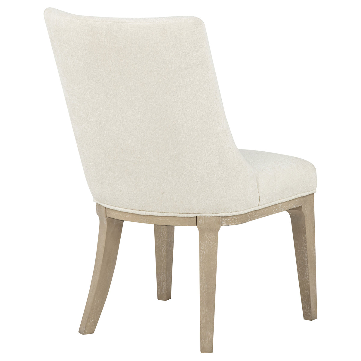 Lucaire Arched Upholstered Dining Side Chair Cream (Set of 2)