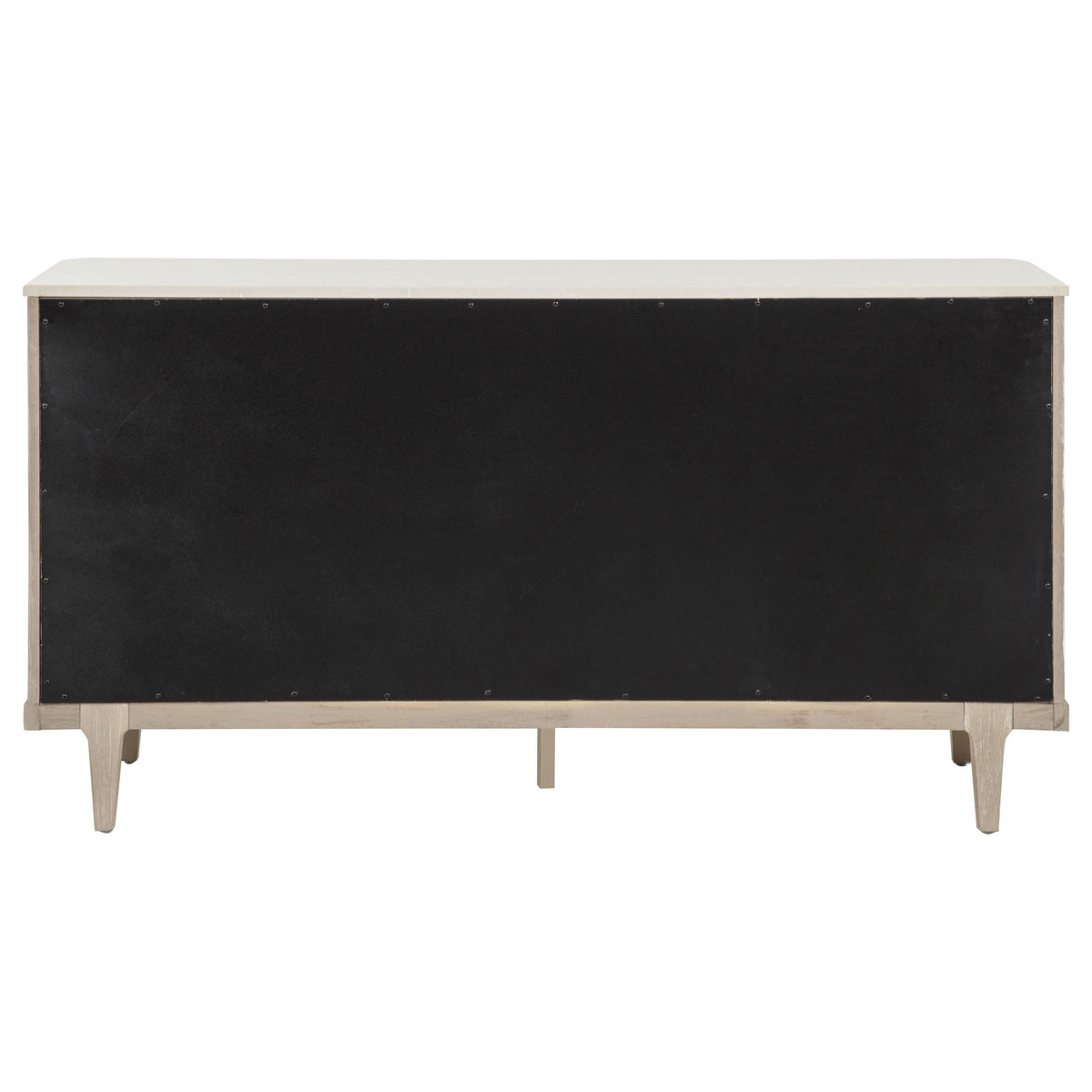 Lucaire 2-door 3-drawer Cultured Marble Top Sideboard Sandstone