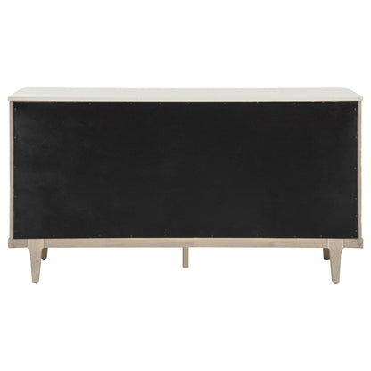 Lucaire 2-door 3-drawer Cultured Marble Top Sideboard Sandstone
