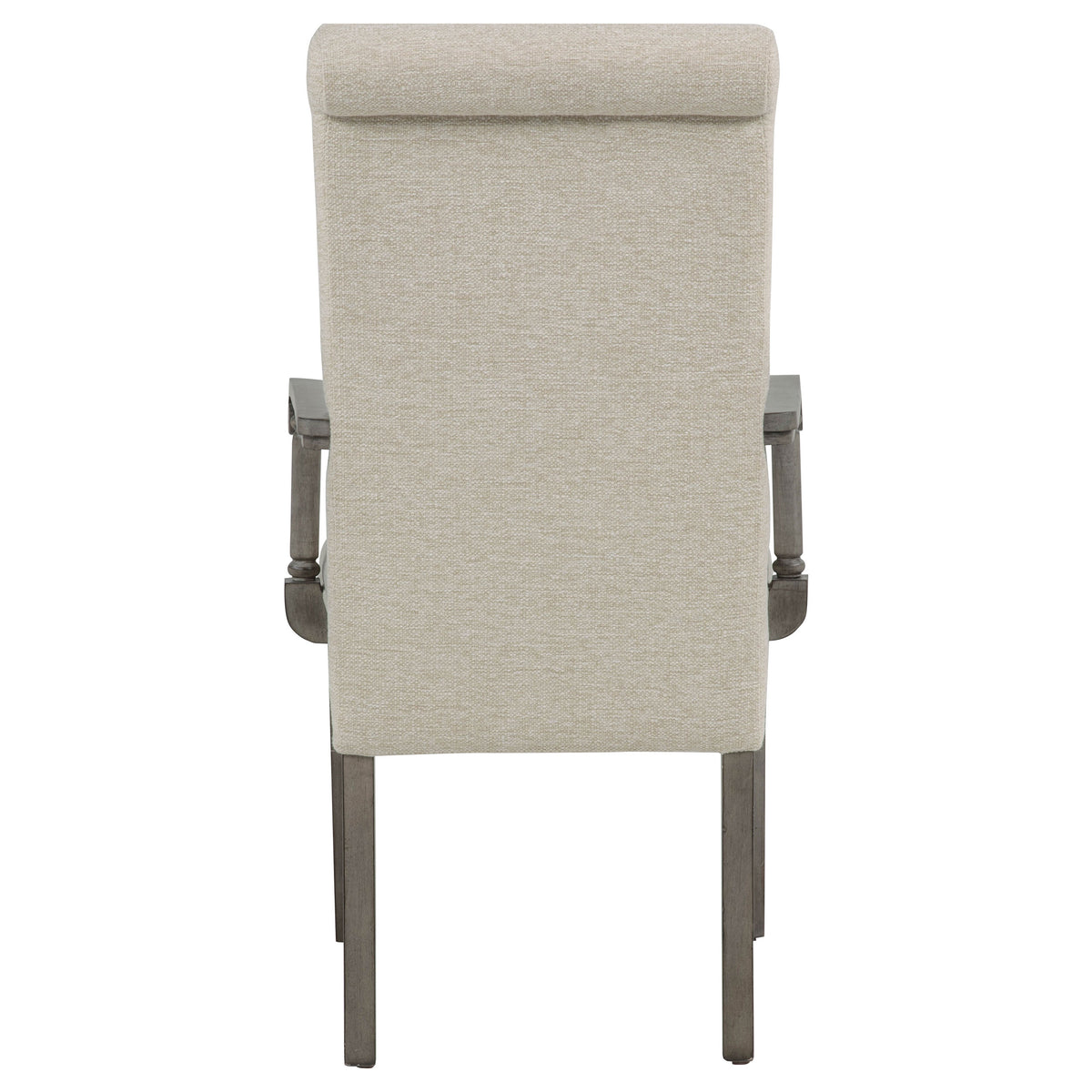 Cresswell Upholstered Dining Arm Chair Tan (Set of 2)