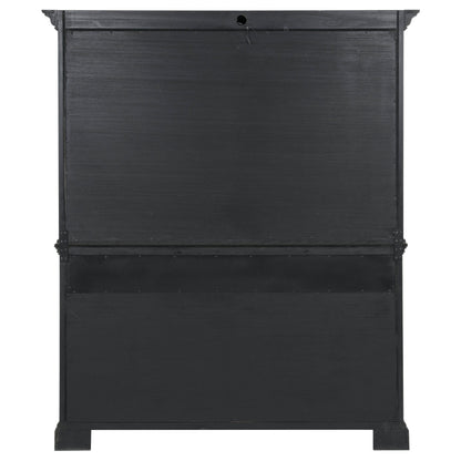 Cresswell 2-door 3-drawer Buffet and Hutch Weathered Taupe