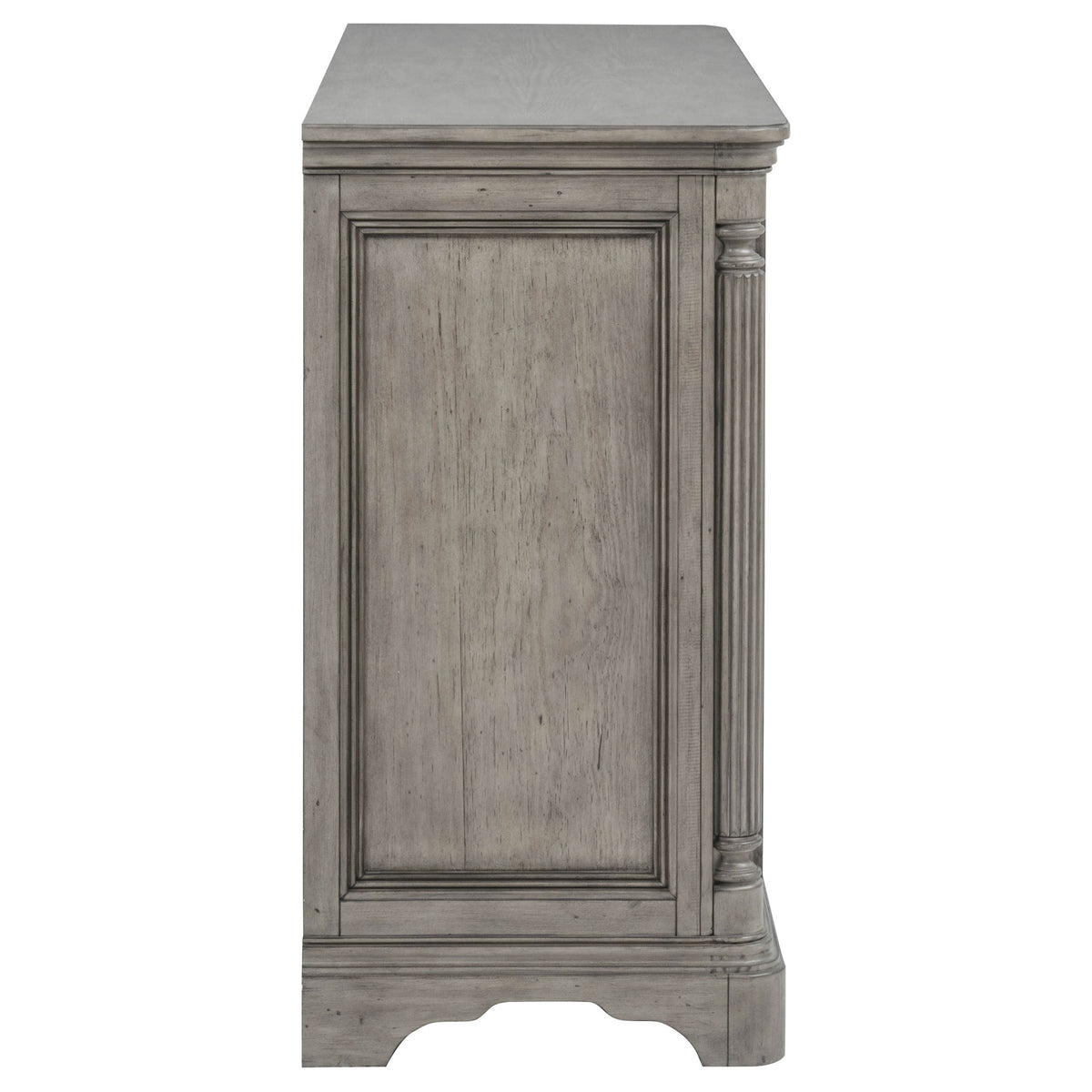 Cresswell 2-door 3-drawer Wine Storage Buffet Weathered Taupe