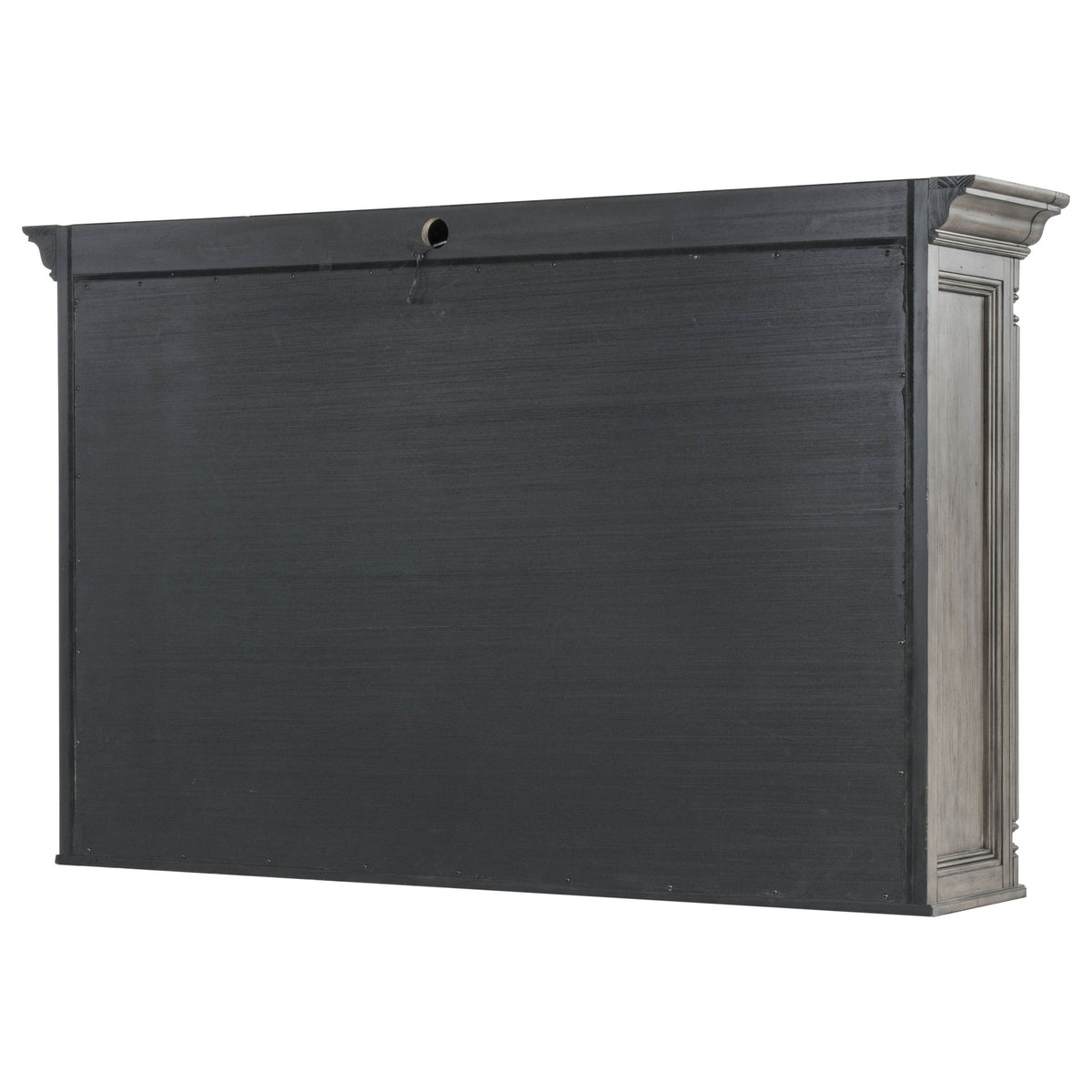 Cresswell 2-tier Touch Light Hutch Display Cabinet Weathered Taupe