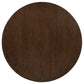 Faulkner 48-inch Round Wood Dining Table Brown Oak