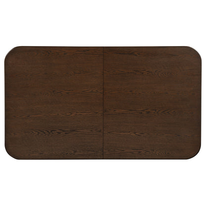 Faulkner 84-inch Extension Wood Dining Table Brown Oak