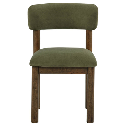 Faulkner Upholstered Dining Side Chair Moss Green (Set of 2)