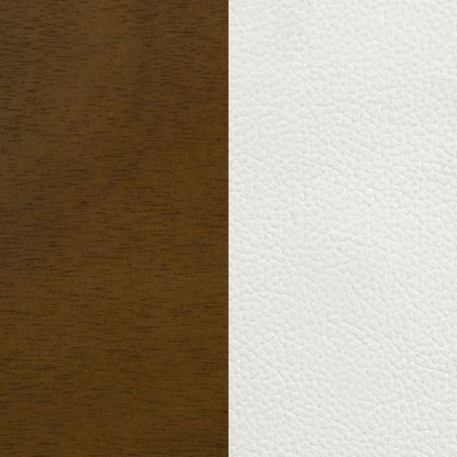 Merrin Dining Side Chair Off White and Walnut (Set of 2)