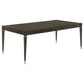 Reseda 5-piece Rectangular Dining Set Ash Brown