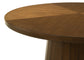 Galindo 52-inch Round Walnut Veneer Dining Table Walnut