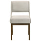 Galindo Upholstered Dining Side Chair Light Grey (Set of 2)