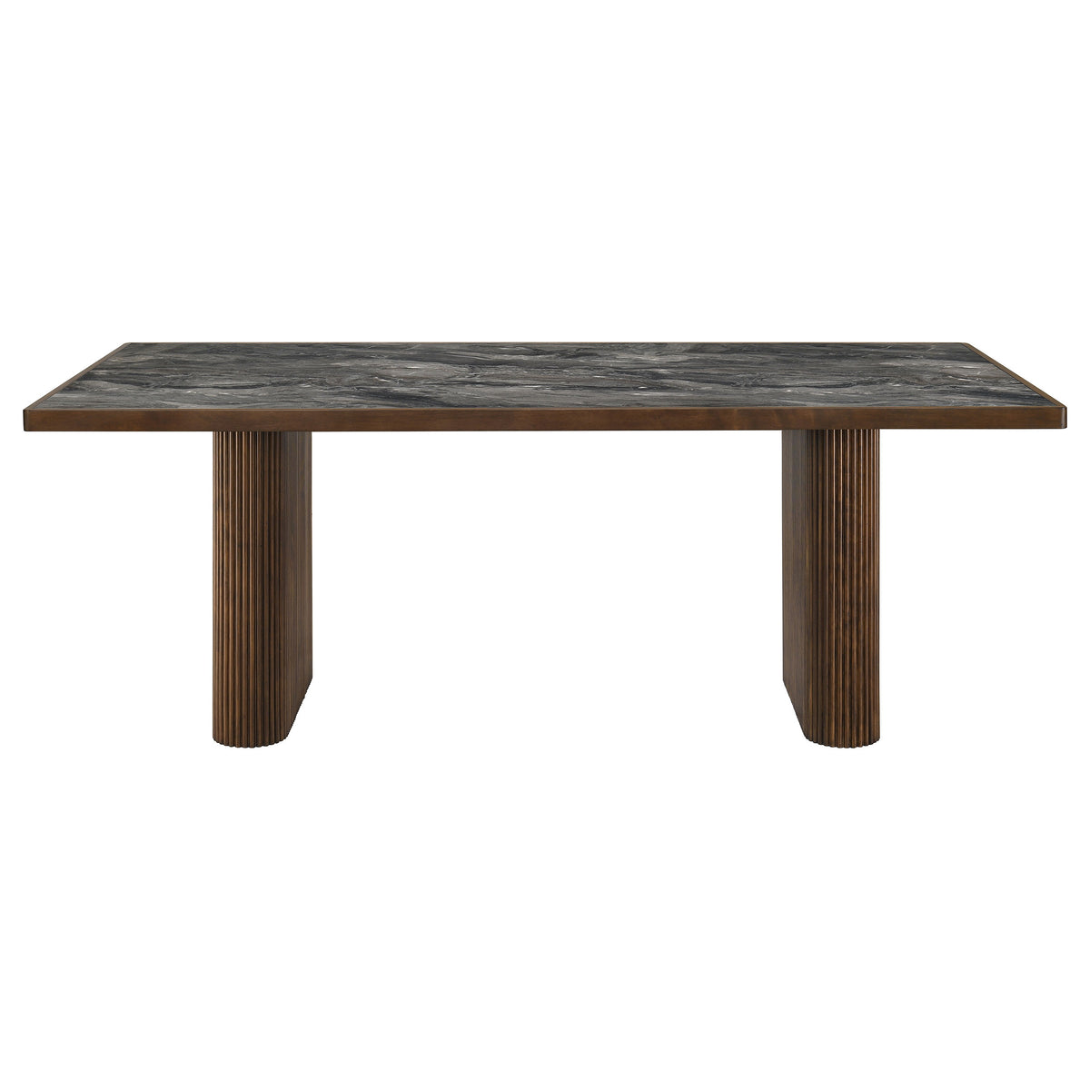 Parry 80-inch SmartTop™ Paladina Dining Table Dark Walnut