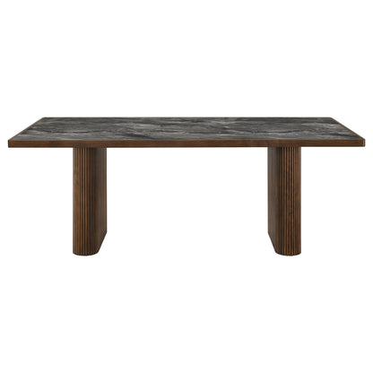 Parry 80-inch SmartTop™ Paladina Dining Table Dark Walnut