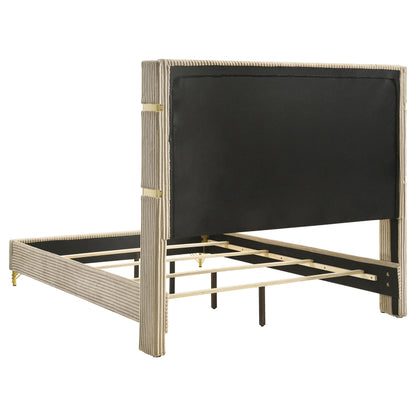 Lucia 3-piece Queen Bedroom Set Beige and White