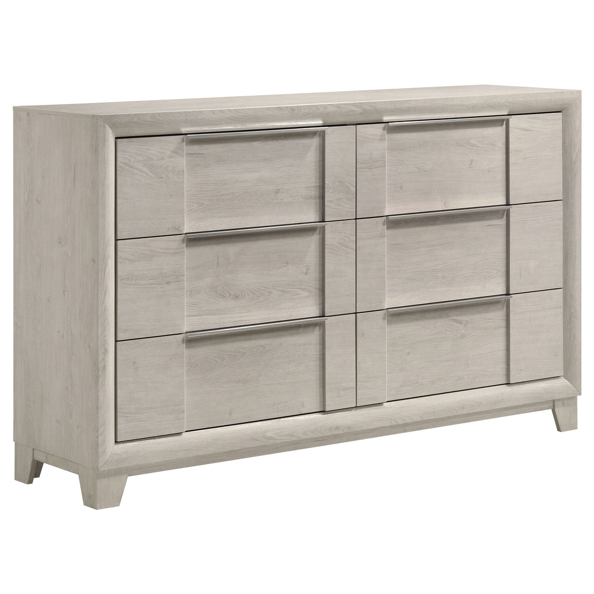 Farre 5-piece Eastern King Bedroom Set Washed Grey