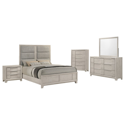 Farre 5-piece Queen Bedroom Set Washed Grey