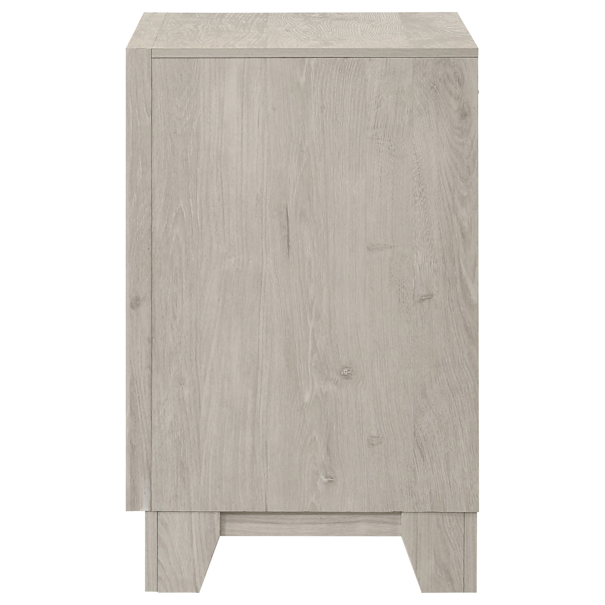 Farre 2-drawer Nightstand Bedside Table Washed Grey