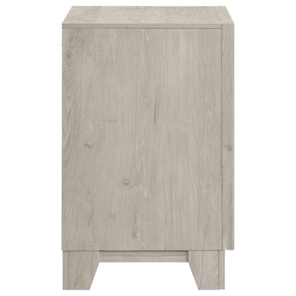 Farre 2-drawer Nightstand Bedside Table Washed Grey
