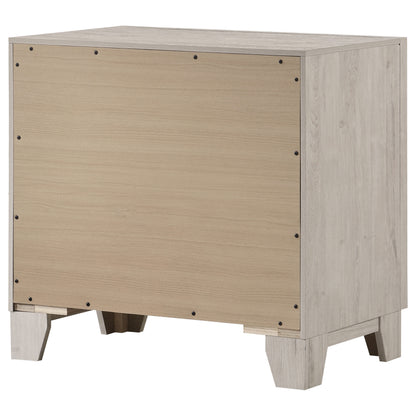 Farre 2-drawer Nightstand Bedside Table Washed Grey