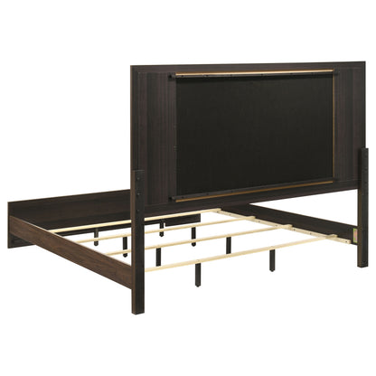 Etienne 4-piece Eastern King Bedroom Set Walnut