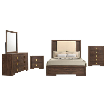 Etienne 5-piece Queen Bedroom Set Walnut