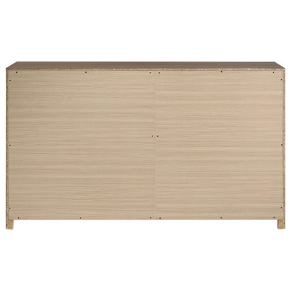 Etienne 6-drawer Bedroom Dresser Walnut