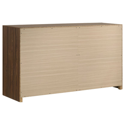 Etienne 6-drawer Bedroom Dresser Walnut