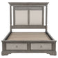 Cresswell 4-piece Eastern King Storage Bedroom Set Weathered Taupe