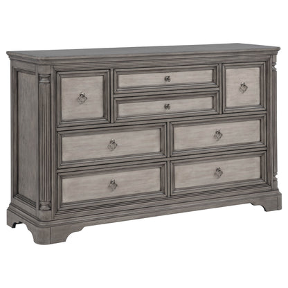 Cresswell 4-piece Eastern King Storage Bedroom Set Weathered Taupe