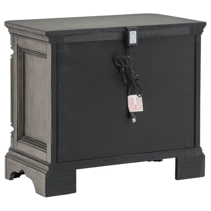 Cresswell 4-piece California King Storage Bedroom Set Taupe
